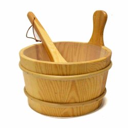 Sauna Spand - Fyr med plastindsats inkl. Trse