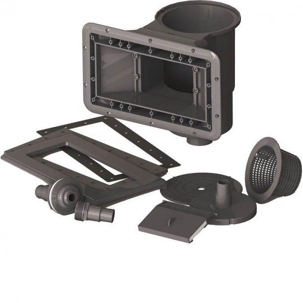 Komposit Tr Pool Rektangulr 3,26 m Hjde 0,96 m Gre