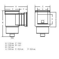 Pool &amp; Tools - Vg skimmer st til stlvgs pool
