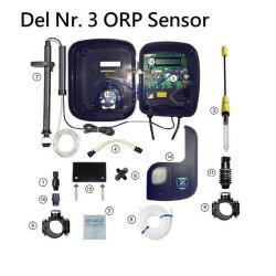 Zodiac - ORP-sensor P19 med 3m BNC-kabel og sensorholder - Chlor Expert