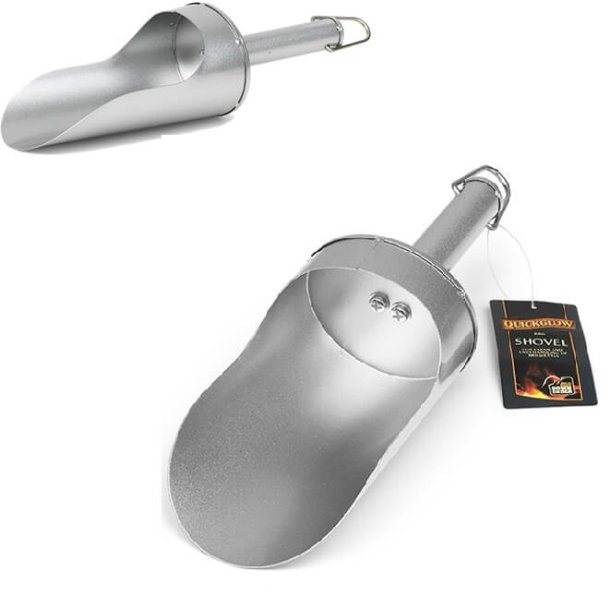 Skovl til kul og briketter - Quick Glow