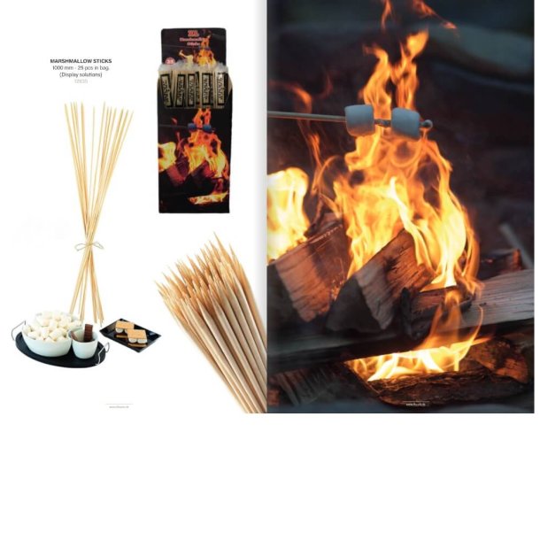 Skumfidus pinde 25 stk til Blet