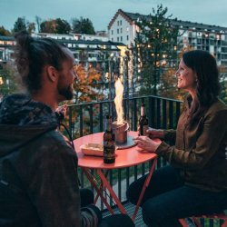 SPIN 120 Table-top fireplace Gr