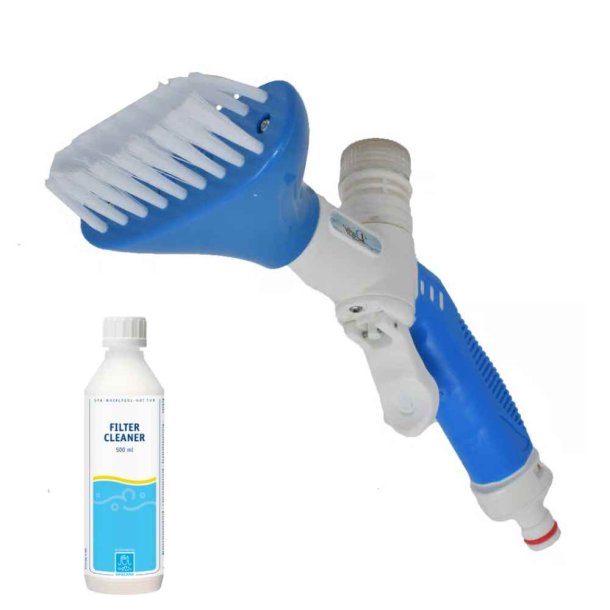 Pakke med Filter Cleaner og Filter renser