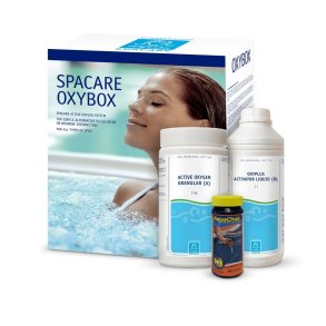 SpaCare Klorfri OxyBox Kemis&aelig;t til Udespa og Vildmarksbad