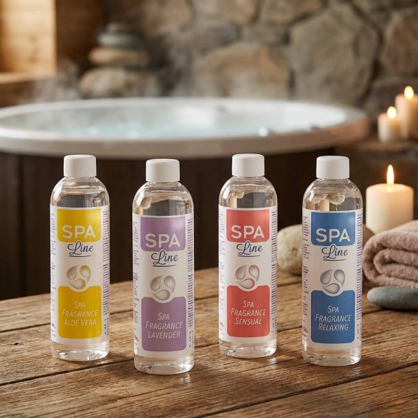 Pakke med 4 stk. Spaline spa dufte