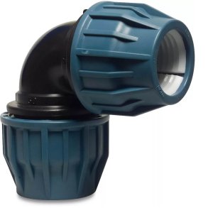 90 grader PP samlemuffe 32 mm - Jason