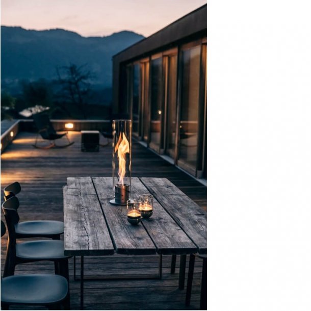 SPIN 120 Table-top fireplace black