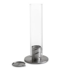 SPIN 120 Table-top fireplace Slv