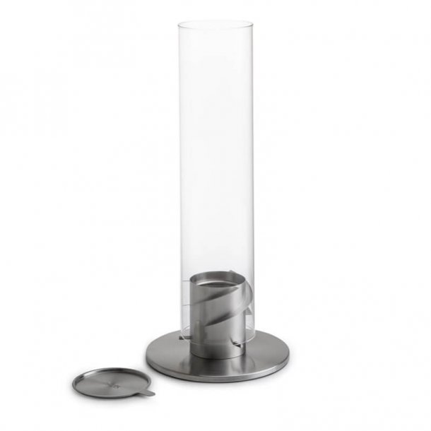 SPIN 120 Table-top fireplace Slv