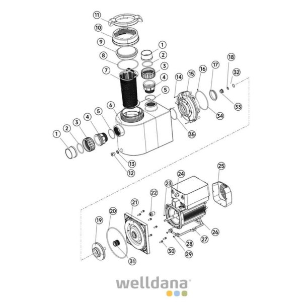 Vrktj til Lg p forfilter InverPro pumpe