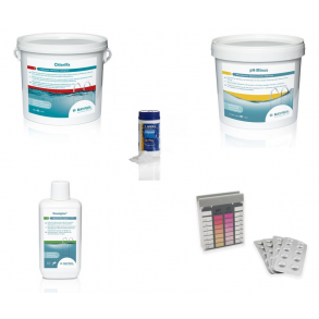 Startst med klor til pool + 8000 liter