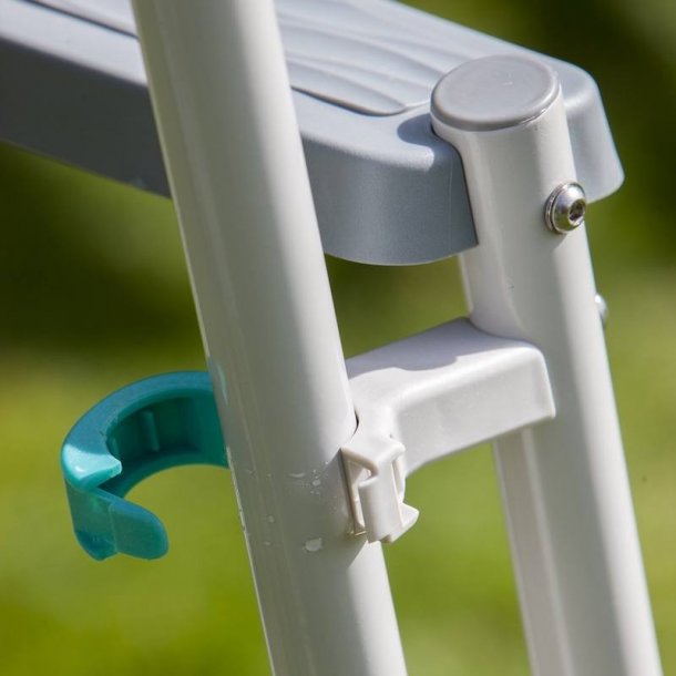 Pool stige sikkerhed 2x3 trin + platform 1,34 m