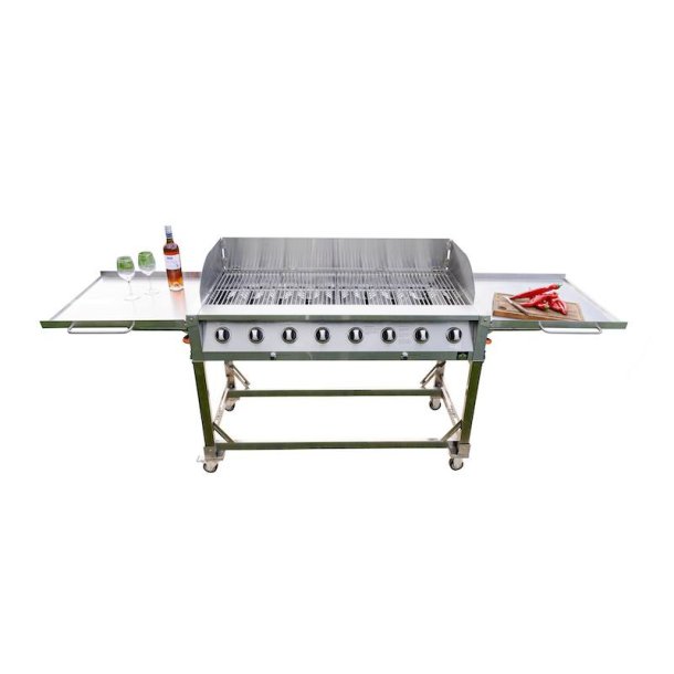 Stor Gasgrill 8 brndere Event grill - Ny model