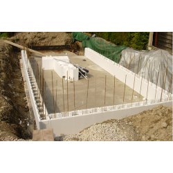 ISOGreen firkantet pool 1,50m dyb, 1,0 mm liner - 4 strrelser