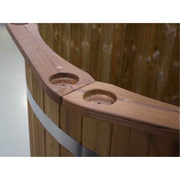 Topkant Thermowood til vildmarksbad 150 cm