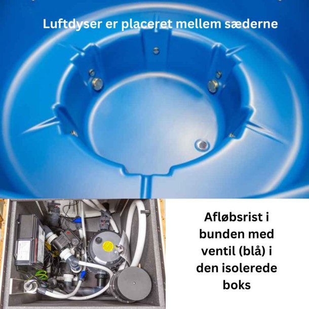 Udespa Topspa XS Azur Bl Topisoleret Wifi