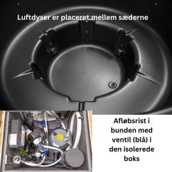 Udespa Topspa XS Graphite Black Topisoleret Wifi