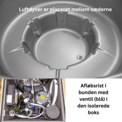 Udespa Topspa XS Dark Grey Topisoleret Wifi