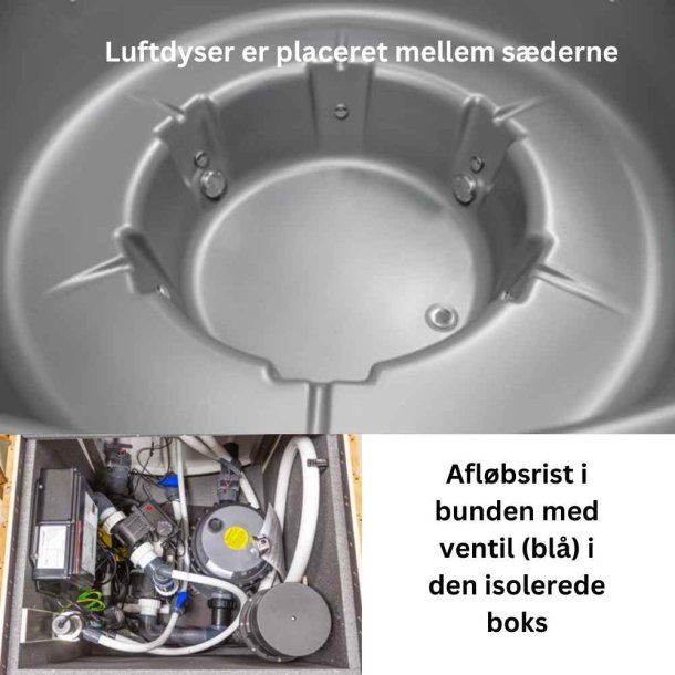 Udespa Topspa XS Dark Grey Topisoleret Wifi