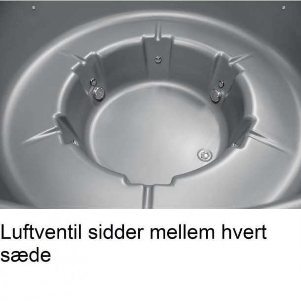 Udespa Topspa XS Dark Grey Topisoleret Wifi