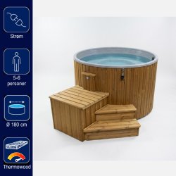 Udespa Topspa XS Grey Marble Topisoleret Wifi