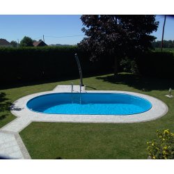 Oval Pool Toscana Hjde 1,35 m 0,6 mm liner Flere strrelser