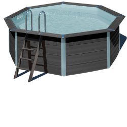 Gre - Avantgarde - Komposit Tr Pool Rund  4,1 m Hjde 1,24 m Gre