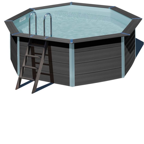 Gre - Avantgarde - Komposit Tr Pool Rund  4,1 m Hjde 1,24 m Gre