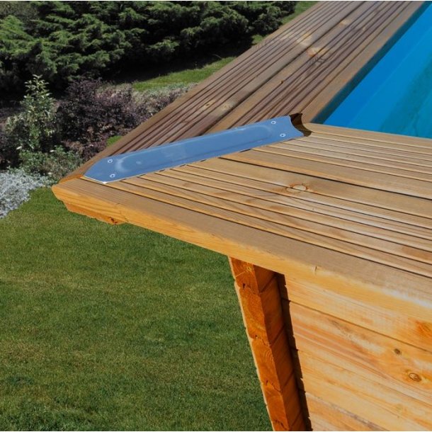 Gre - Træpool Rektangulær - 4 Størrelser