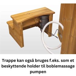 Trappe standard til vildmarksbad 150 cm