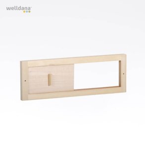 Ventilationsluge til sauna