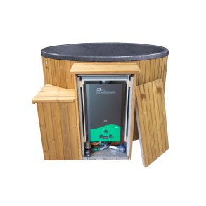 Citytub Vildmarksbad Arctic Gasovn Isoleret Black marble