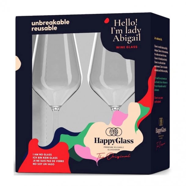 Vinglas Glas Lady Abigail 2 stk HappyGlass