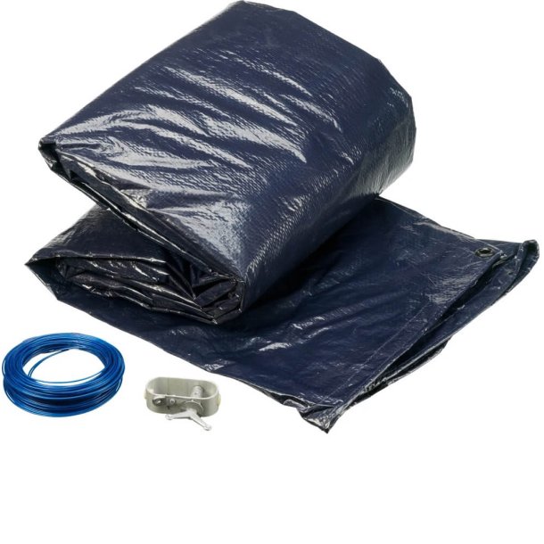 Vinter cover til rund fritstende pool - flere strrelser