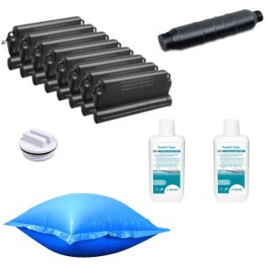 Vinter Pakke 30.000 liter Pool - set forfra p� hvid baggrund - Professionelt udstyr (Varenr. VINTER3 - 16301)