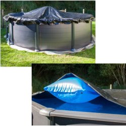 Luft Vinterpude til Cover - Oppustelig pude 1,2 x 1,2 m