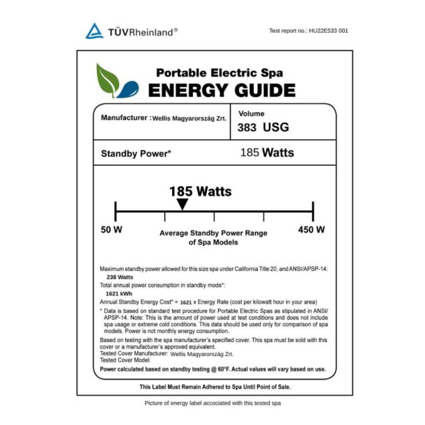Wellis Elbrus Life Luksus Udespa 7 personer Sterling silver