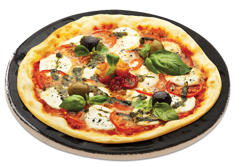 attribut plan Predictor Glaseret pizzasten fra Primo Grill - Bag lækker pizza på grill