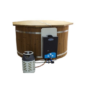 Gasovn til vildmarksbad - hottub