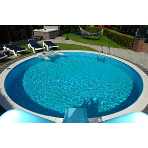 Rund pool kantflise pakker