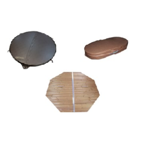 Låg og cover til vildmarksbad og udespa