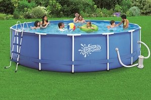 Stålramme pool Polygroup - Perfekt swimmingpool til familien