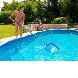 Teleskopstang 1,8-3,6 m Aluminium til Pool Reng&oslash;ring