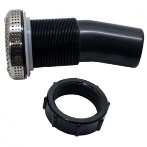 Gennemfring til Vildmarksbad  63 mm Med rist