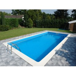 ISOGreen firkantet pool 1,50m dyb, 1,0 mm liner - 4 strrelser