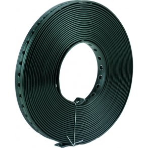 Patentbnd, sort, 10mtr