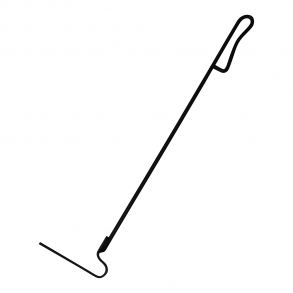 Aske skraber til vildmarksbad med indvendig ovn