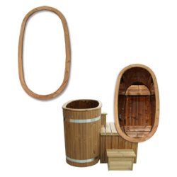 Topkant til Oval vildmarkskar - Relax