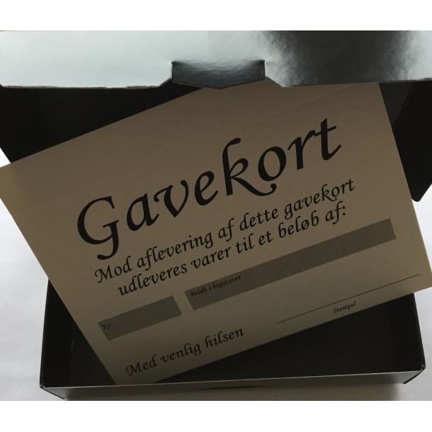 Gavekort digitalt  til PoolWorld og Grillworld - angiv selv belb